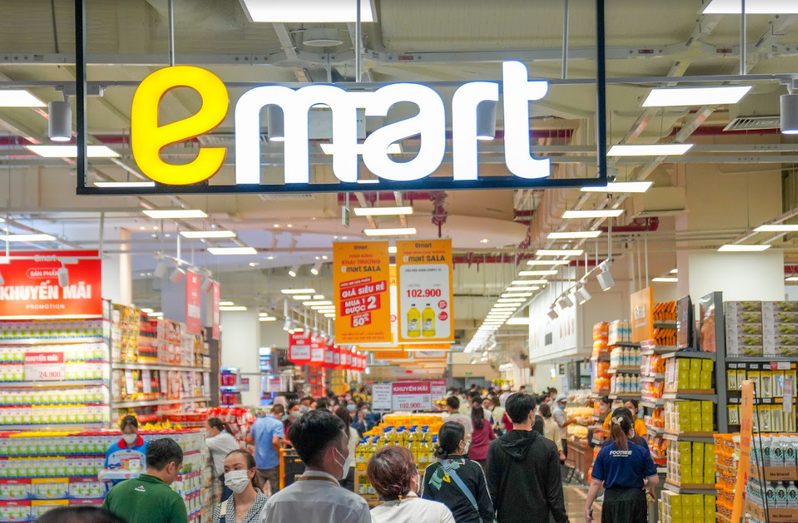 Riêng Emart Việt Nam đặt mục tiêu giữ vững doanh thu dẫn đầu thị trường đối với cửa hàng Emart Phan Văn Trị.