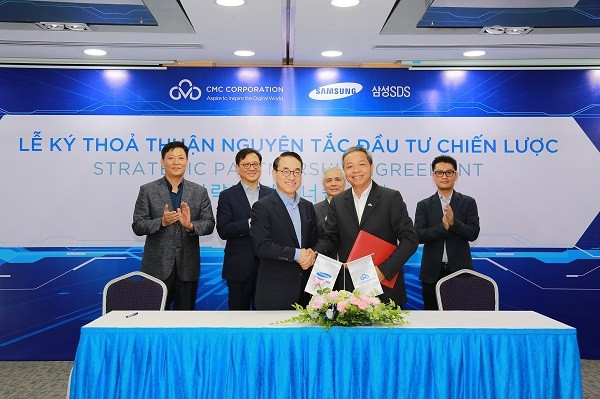 Samsung SDS đã trở thành cổ đông lớn nhất tại CMC Group với tỷ lệ sở hữu xấp xỉ 30%.