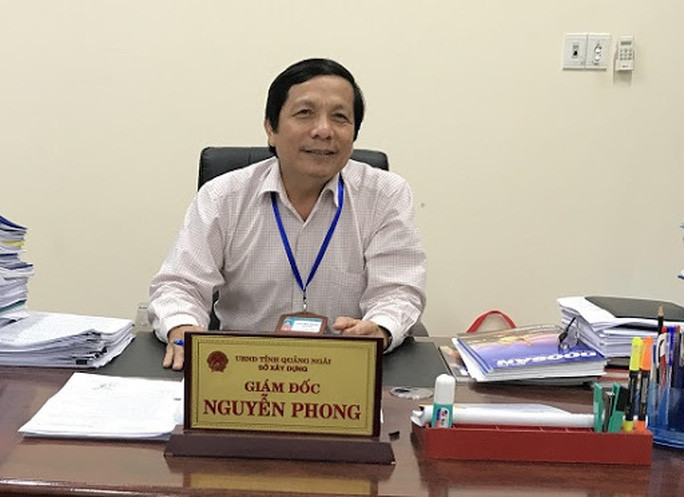 Ông Nguyễn Phong được điều chuyển làm Giám đốc Sở GTVT tỉnh Quảng Ngãi. Ảnh: T.Trực