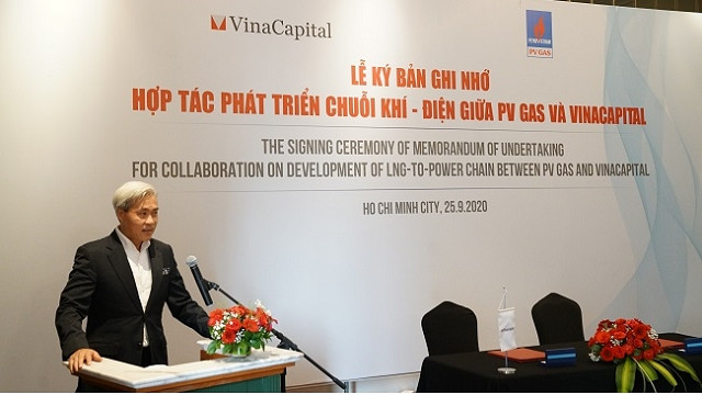 Ông Don Lam, nhà điều hành của VinaCapital, chủ của dự án nhà máy điện LNG Long An I & II có vốn đầu tư lên đến 3 tỷ USD.