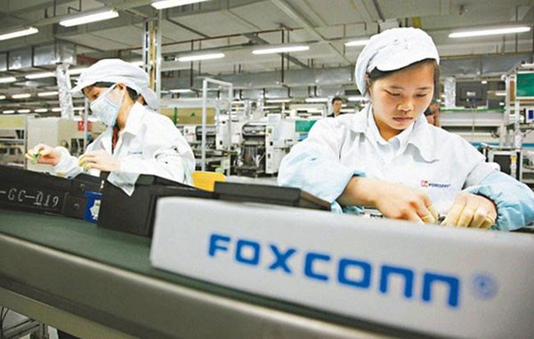 Dây truyền sản xuất linh kiện cho Apple của hãng Foxconn sẽ được chuyển qua Việt Nam.