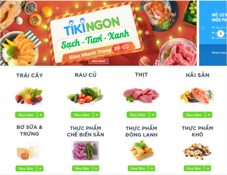 Tiki đã lên các chương trình, sẵn sàng phục vụ xuyên Tết.