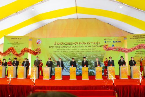 Lễ khởi công Dự án Trung tâm Điện khí LNG Hải Lăng