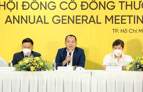 Ông Đoàn Văn Hiểu Em (giữa) chia sẻ sẽ trong các chuỗi mới hoạt động, AVAKids kinh doanh sản phẩm mẹ và bé có kết quả tích cực và sẽ được sớm nhân rộng (Ảnh: MWG).