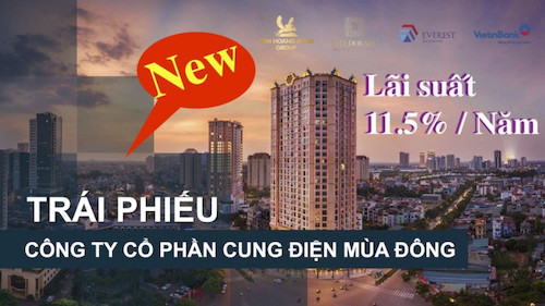 Trái phiếu của Tân Hoàng Minh có lãi suất cao