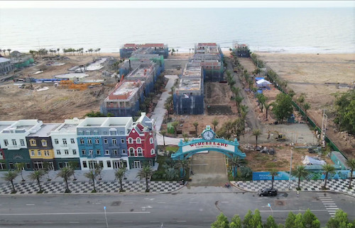 Công trường Novaworld Ho Tram - phân kỳ Wonderland. Ảnh: APGCons