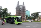 Xe bus điện của Vinbus chạy thử, chuẩn bị kết nối vào hệ thống giao thông công cộng Sài Gòn