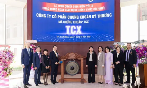 Niêm yết và chính thức giao dịch hơn 2,31 tỷ cổ phiếu chứng khoán TCBS (TCX) vào ngày 21/10 trên HOSE