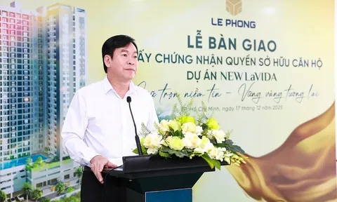 Lê Phong Group trao sổ hồng cho cư dân dự án New Lavida chỉ sau 3 tháng bàn giao căn hộ