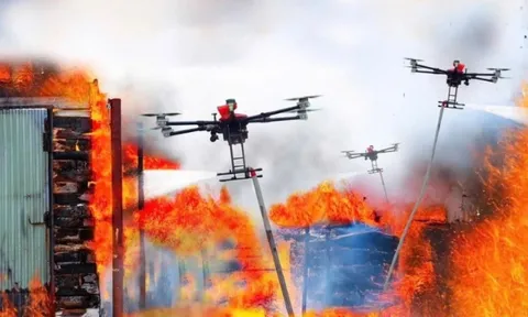 CT UAV công ty con của CT Group phát triển UAV bầy đàn chữa cháy