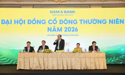 Nam A Bank tổ chức thành công ĐHĐCĐ năm 2026: Sẵn sàng cho kỷ nguyên tăng trưởng mới