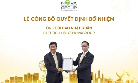 Ông Bùi Cao Nhật Quân làm Chủ tịch Hội đồng Quản trị NovaGroup
