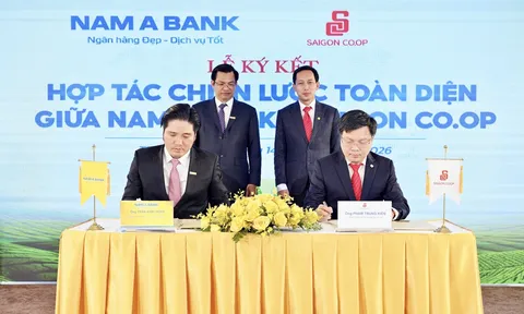 Nam A Bank và Saigon Co.op hợp tác chiên lược toàn diện:  Phát triển hệ sinh thái "Tài chính - Tiêu dùng - Thương mại"