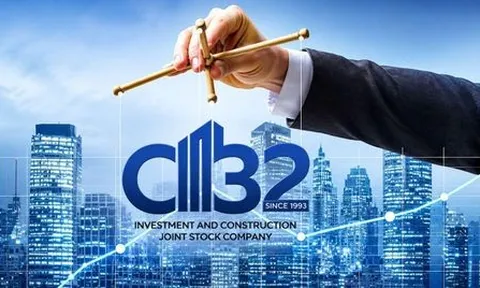 Cổ phiếu tăng trần 9 phiên, Công ty Đầu tư và Xây dựng 3-2 (C32) xin Ủy ban Chứng khoán Nhà nước kiểm tra vì nghi ngờ có hoạt động thâu tóm