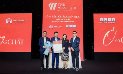 WestLand ký kết với VCRE trở thành đối tác chiến lược phân phối The Westique Residences