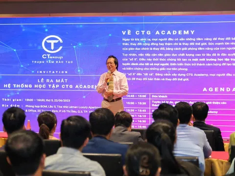 CTG Academy của Tập đoàn CT Group ra mắt nền tảng học tập E-Learning