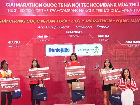 Hơn 10.000 vận động viên đến từ 42 quốc gia giải Marathon Quốc tế Hà Nội Techcombank lần 3