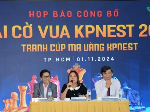 KPNest của doanh nhân Phan Thị Thanh Truyền tài trợ chính cho giải cờ vua tranh cúp mạ vàng KPNest