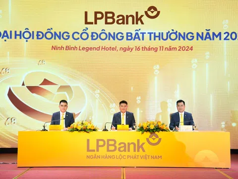 ĐHĐCĐ bất thường năm 2024 Ngân hàng LPBank: đầu tư cổ phiếu thuộc danh mục VN30 và phát hành cổ phiếu trả cổ tức tỷ lệ 16,8%