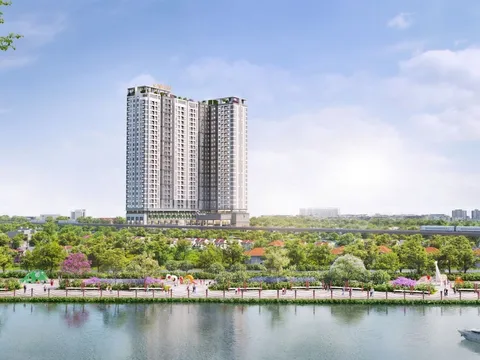 Xuất hiện căn hộ 4 mặt view sông ngay mặt tiền Quốc lộ 13, giá chỉ từ 36,8 triệu đồng/m²