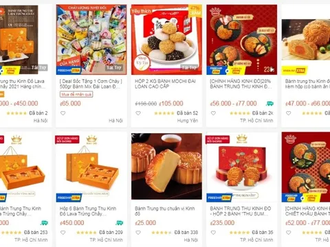 Thương mại điện tử tăng trưởng mạnh, người Việt chi hơn 50 tỷ đồng để mua bánh trung thu online