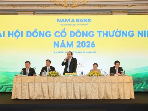 Nam A Bank tổ chức thành công ĐHĐCĐ năm 2026: Sẵn sàng cho kỷ nguyên tăng trưởng mới