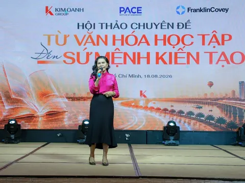 Kim Oanh Group tổ chức Hội thảo chuyên đề “Từ văn hoá học tập đến sứ mệnh kiến tạo”