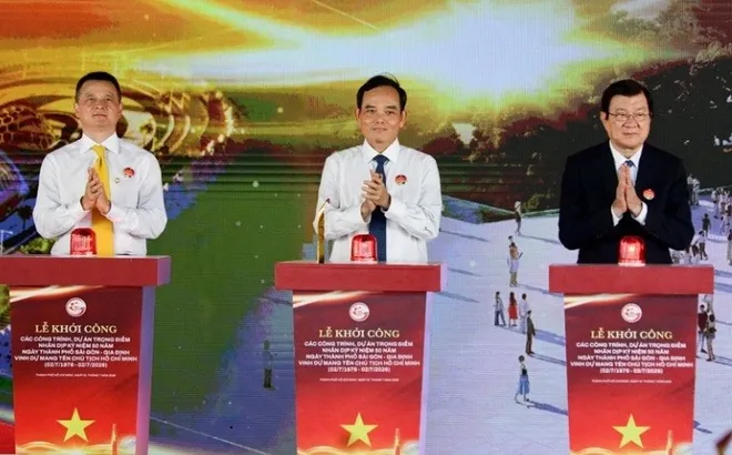 TP.HCM chính thức khởi công 8 dự án, tổng vốn 9,6 tỷ USD