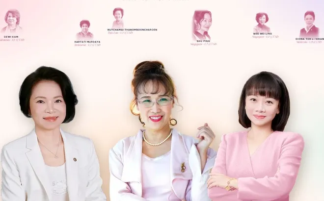 Việt Nam có 3 nữ tỷ phú lọt top 10 nhóm người giàu nhất Đông Nam Á chỉ xếp sau Indonesia